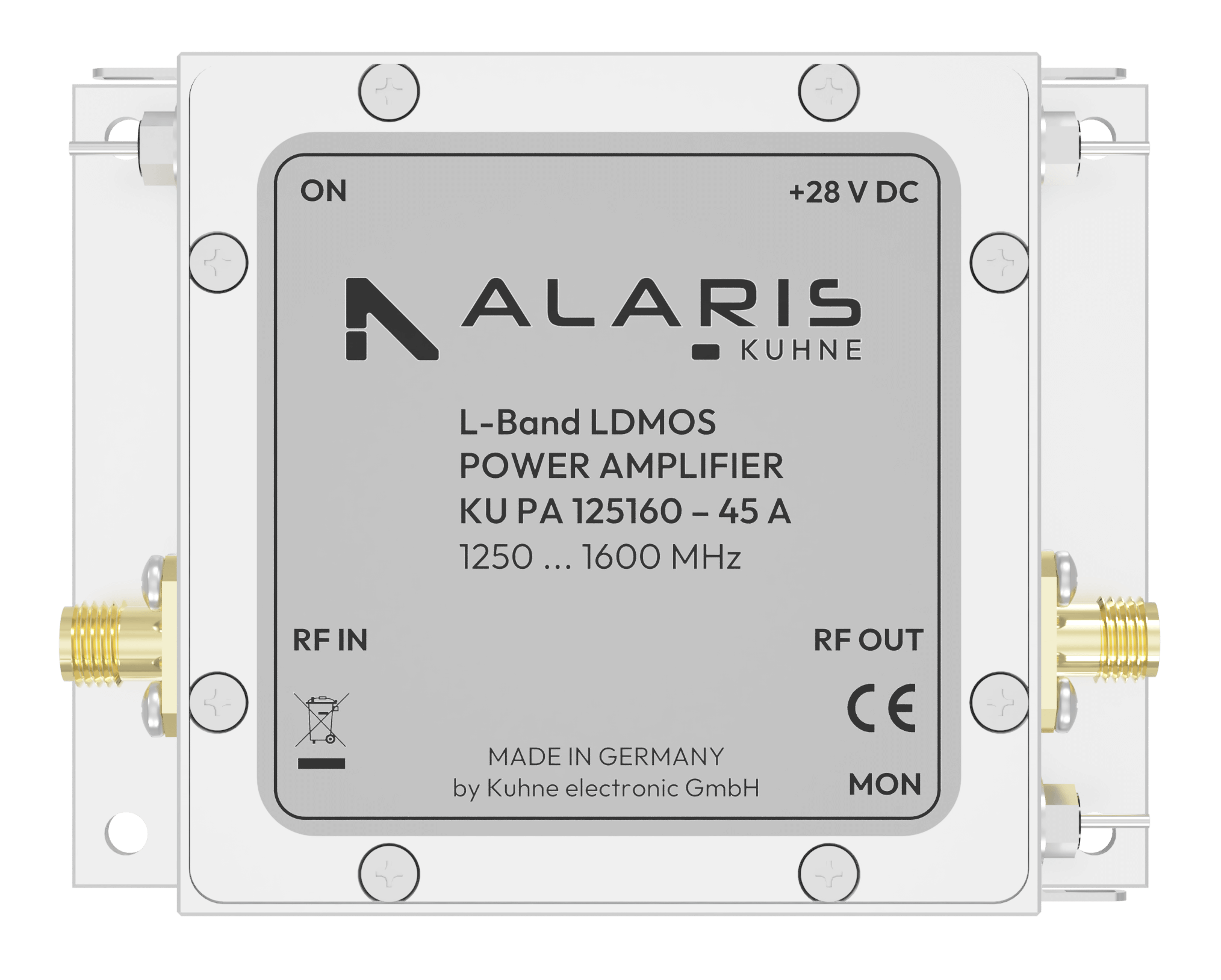 LDMOS Power Amplifier, 1250 ... 1600 MHz, 45 W (KU PA 125160 - 45 A)